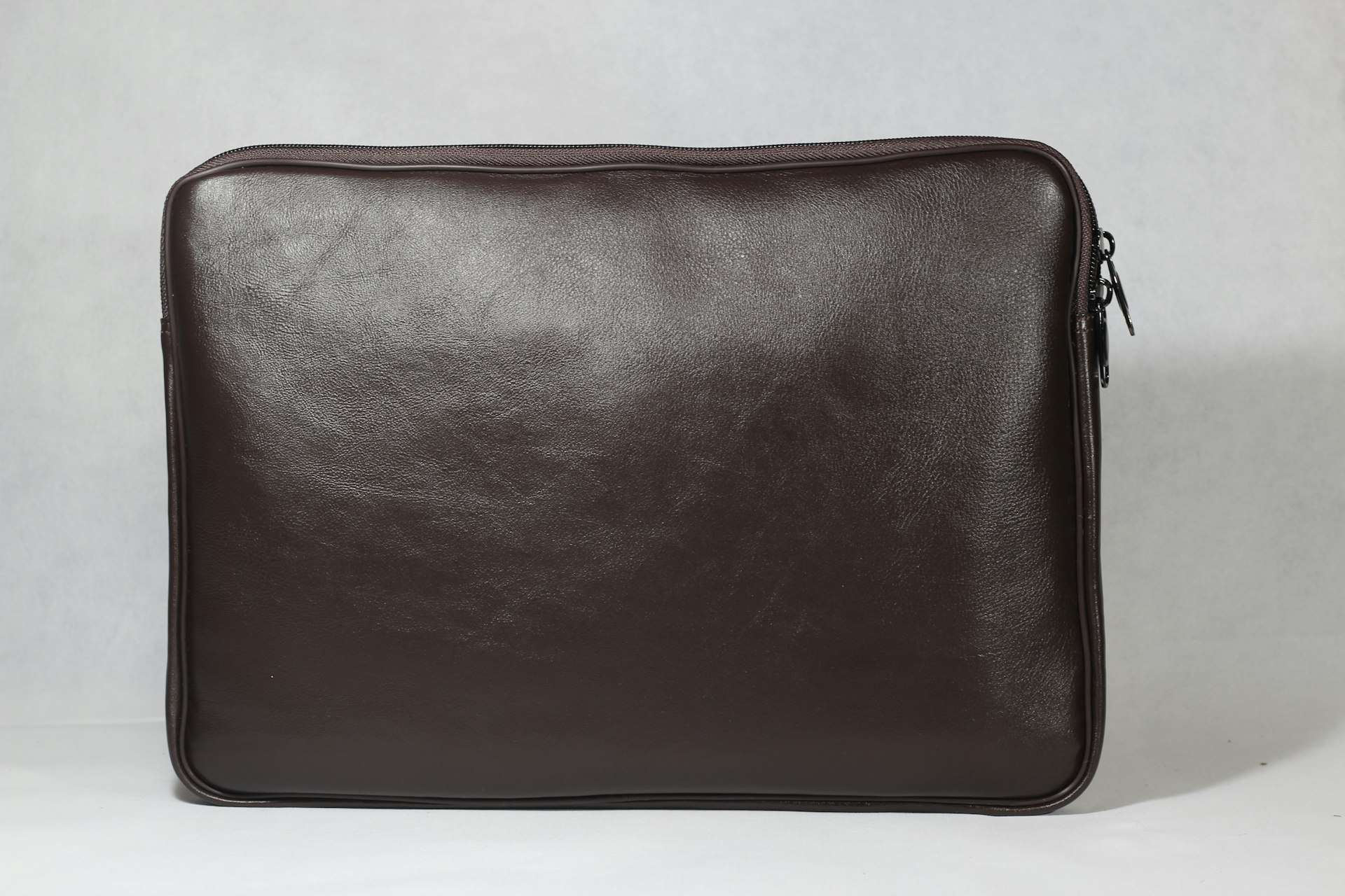 a black leather case